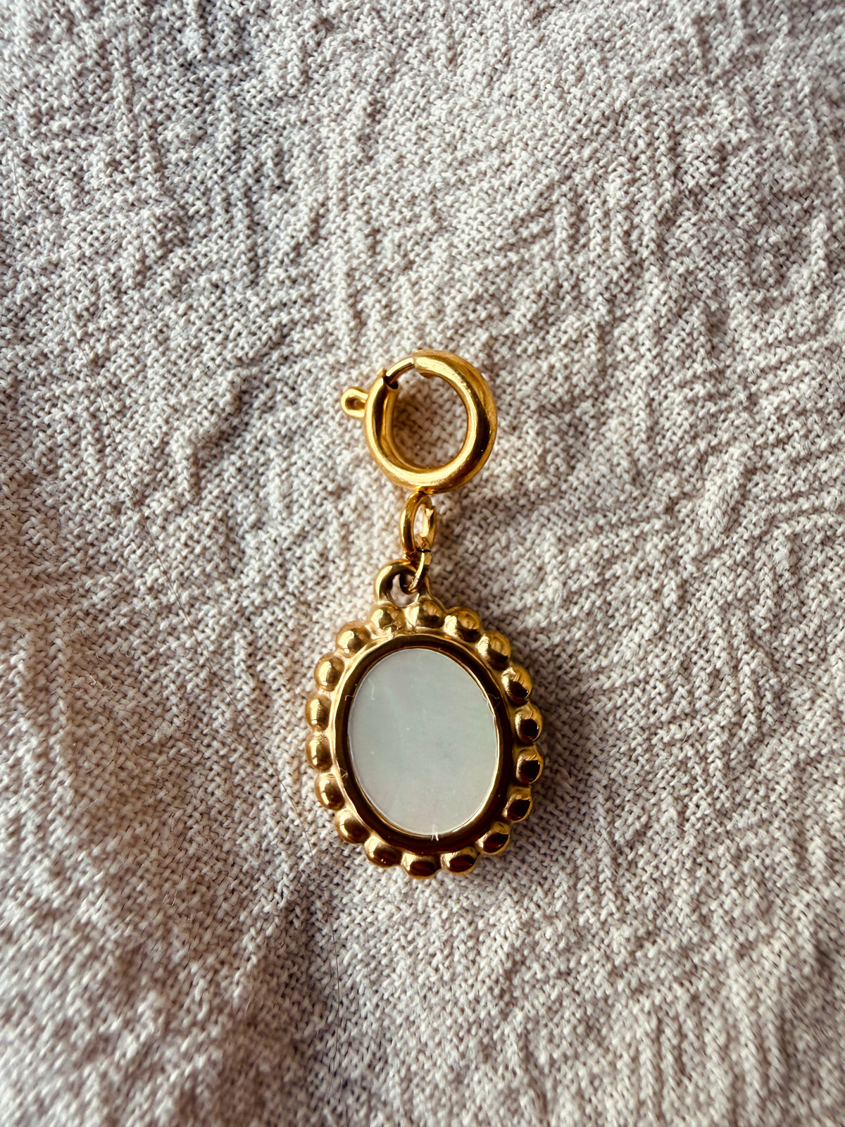 Charms - Ovale nacré