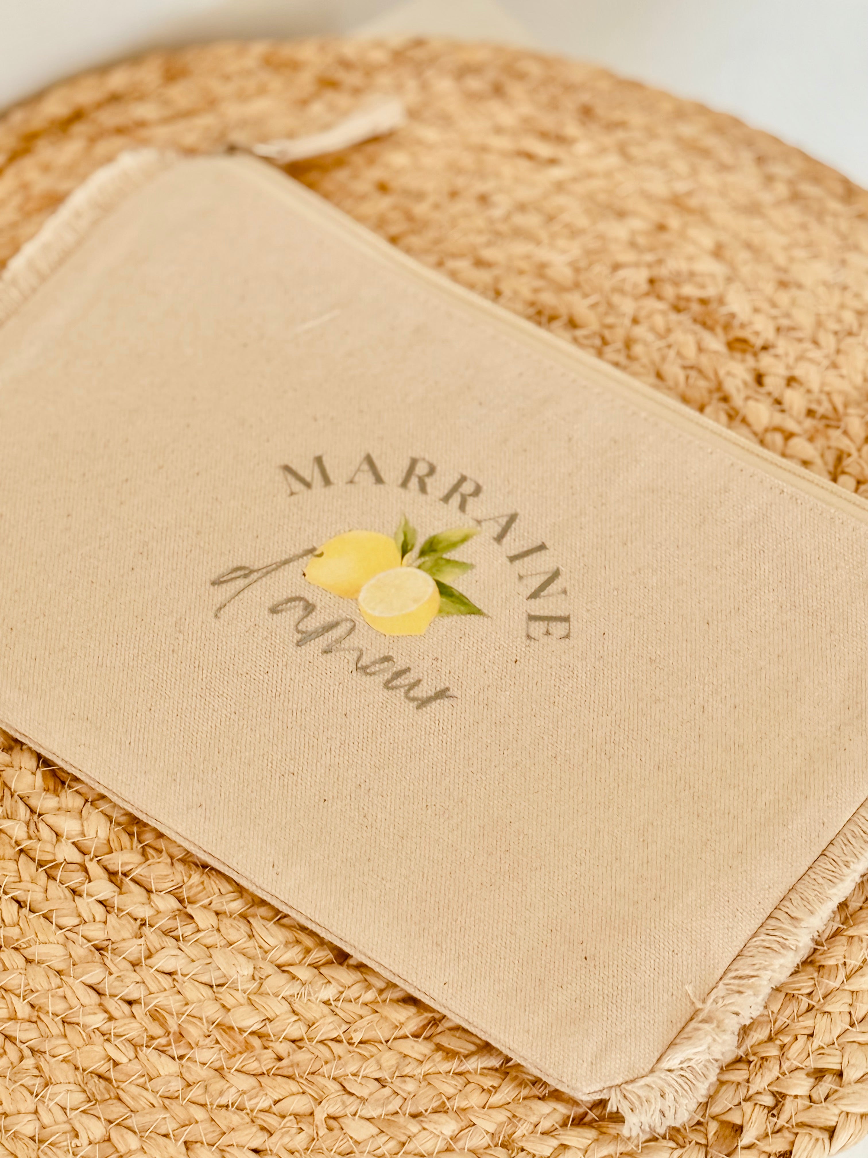 Pochette citrons - Marraine
