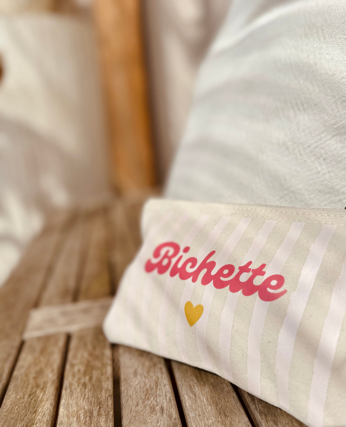 Pochette rayée - Bichette