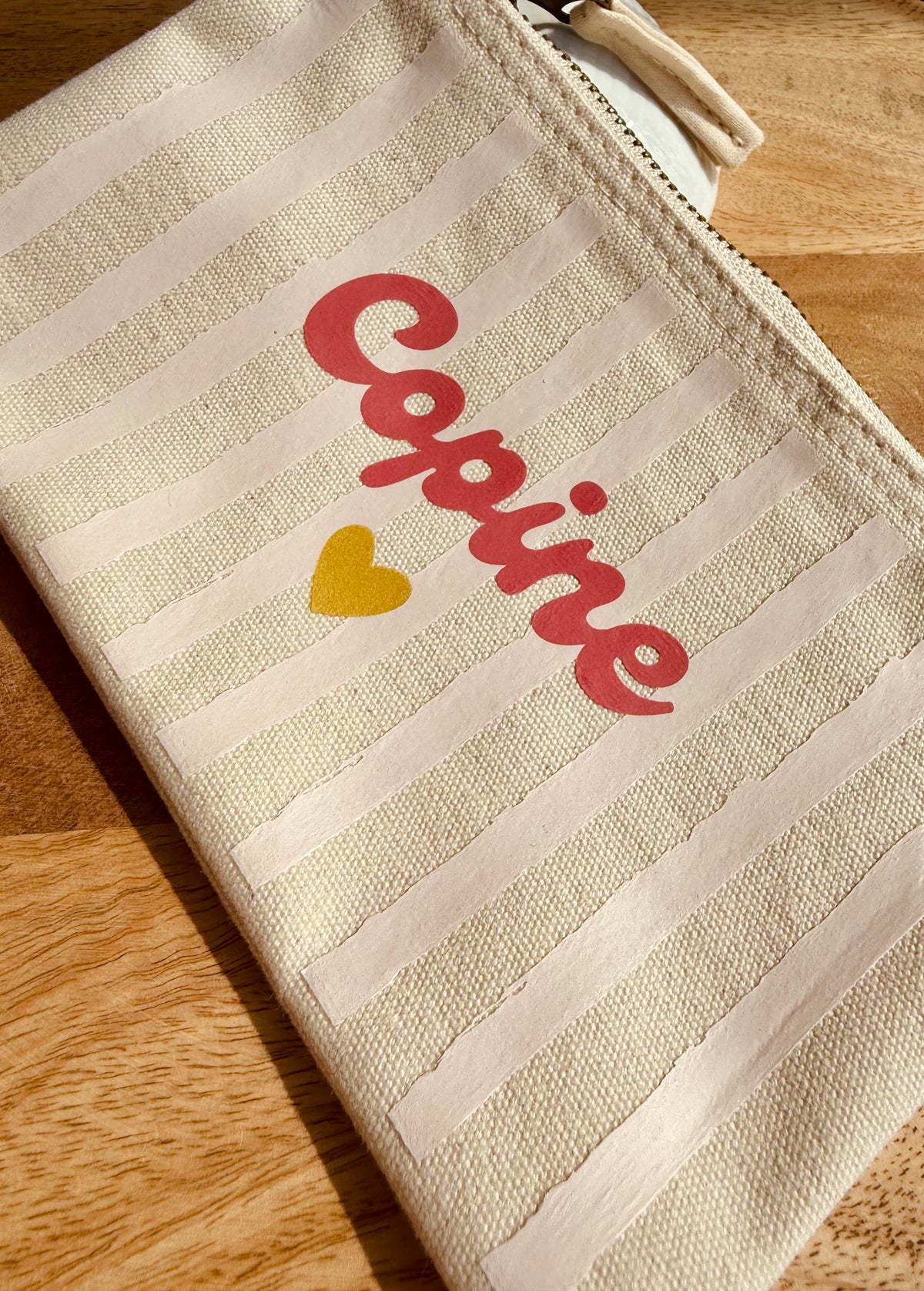 Pochette rayée - Copine