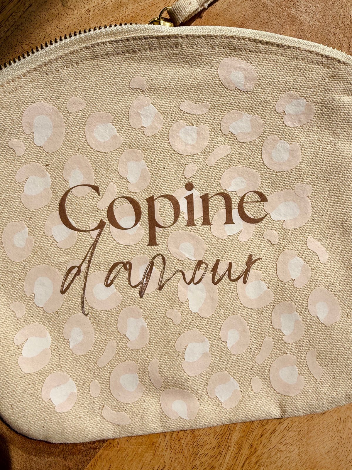 Pochette beige - Copine d'amour