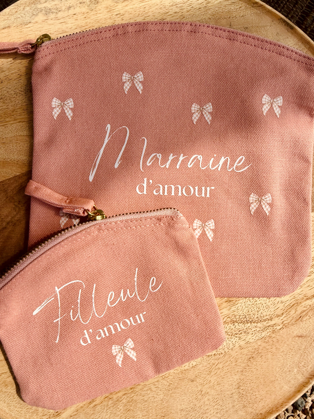 Duo de pochettes - Marraine