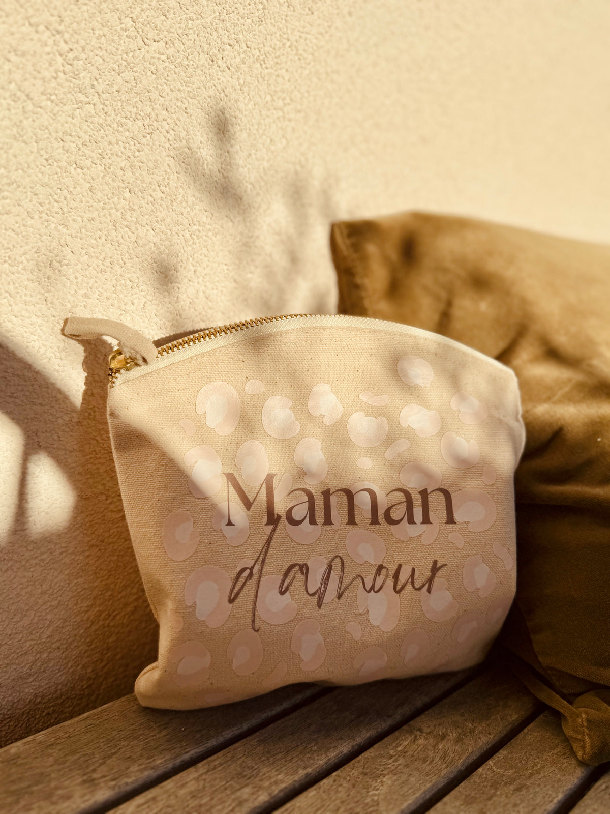 Pochette beige - Maman d'amour