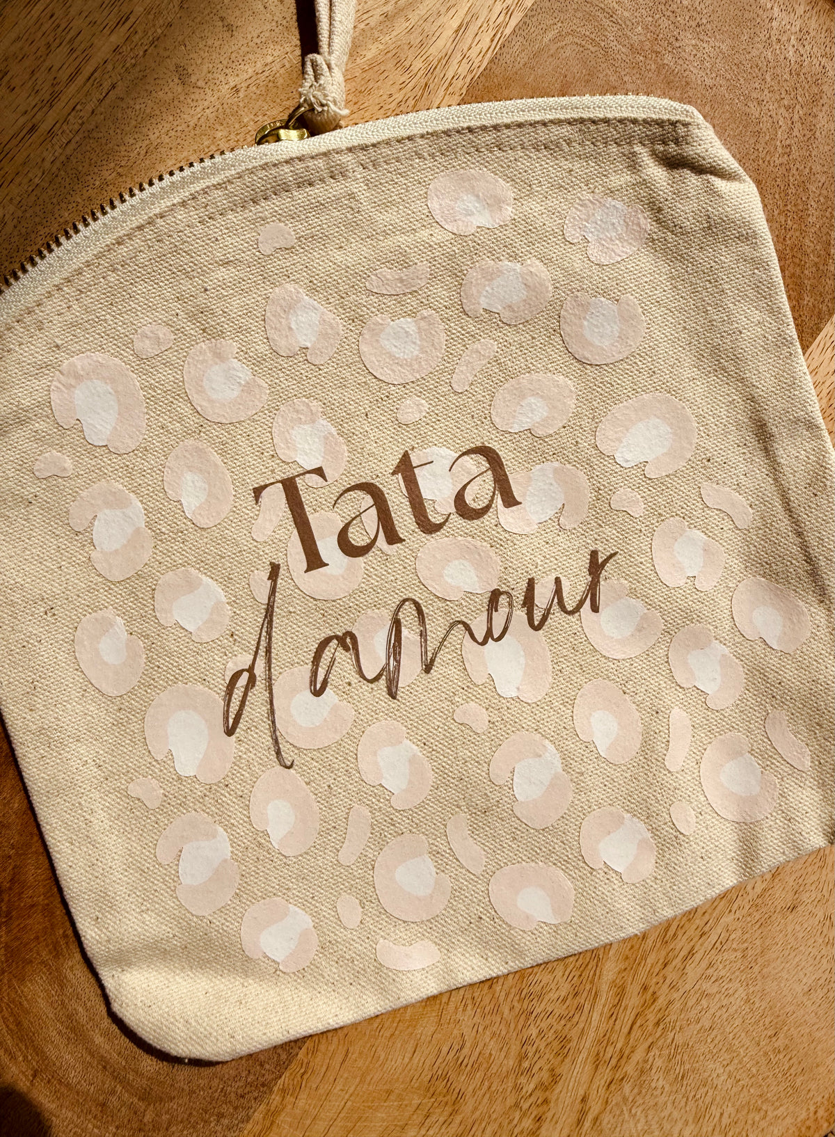 Pochette beige - Tata d'amour