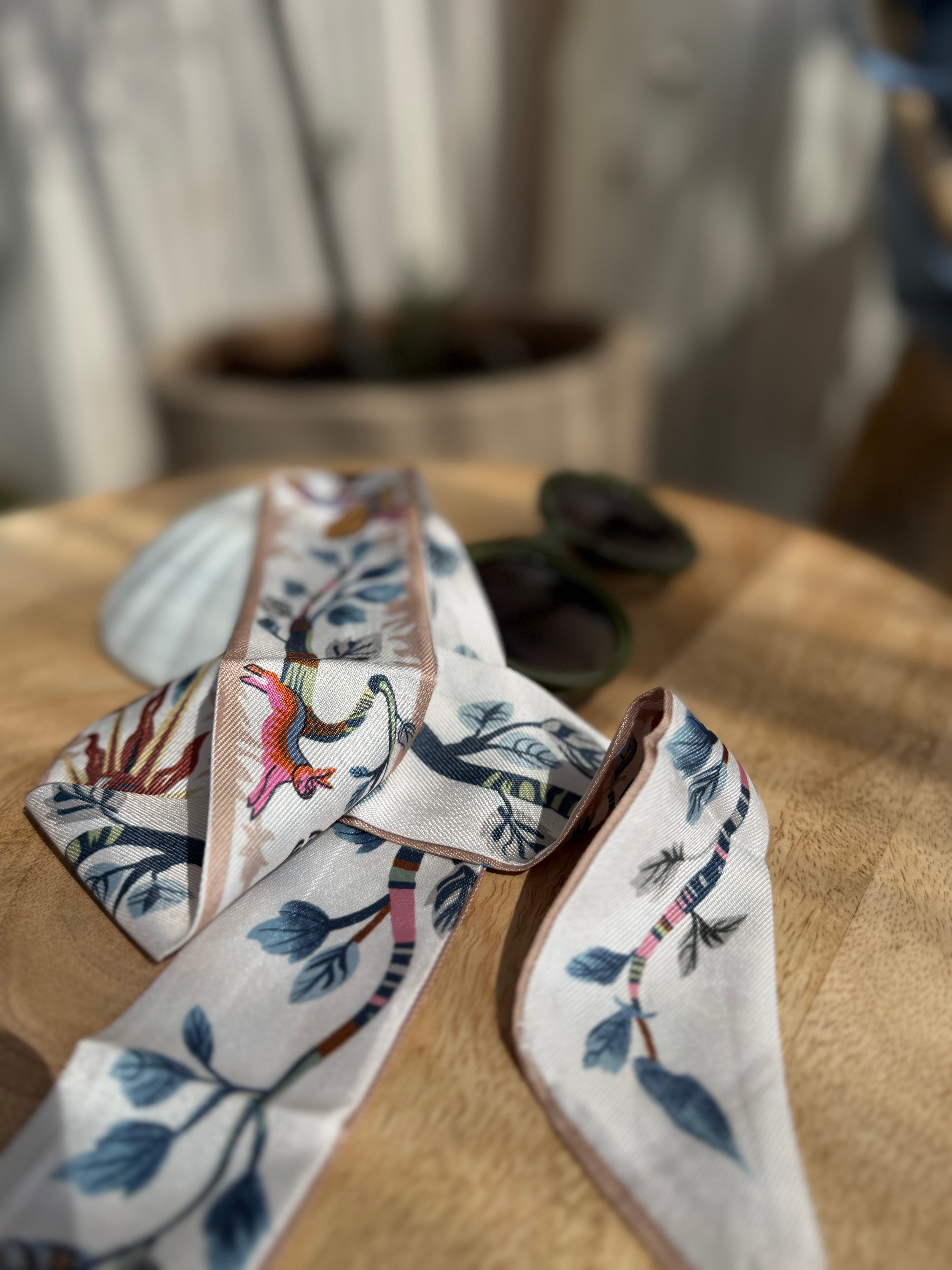 Foulard ruban - Bleu