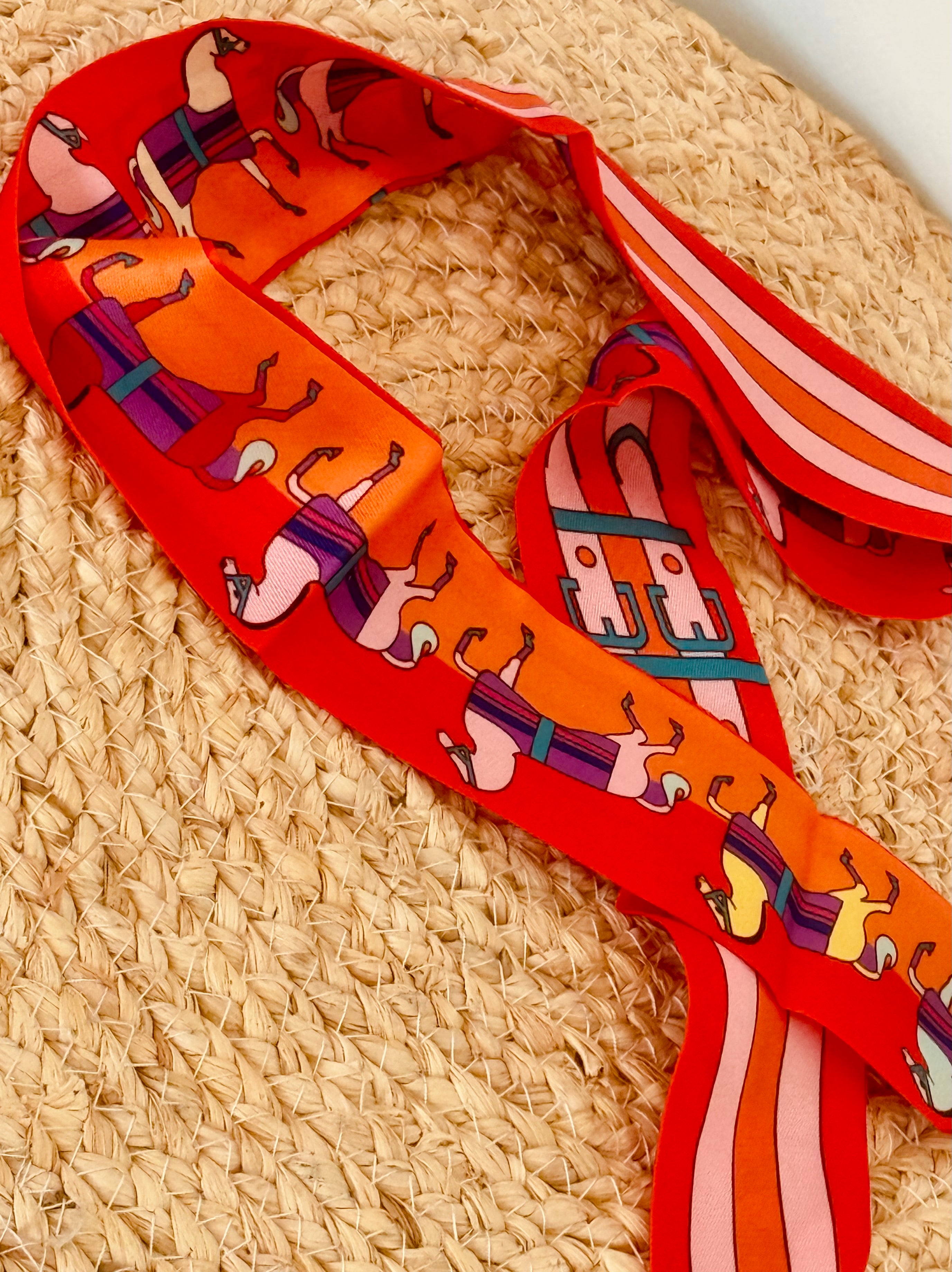 Foulard ruban - Orange