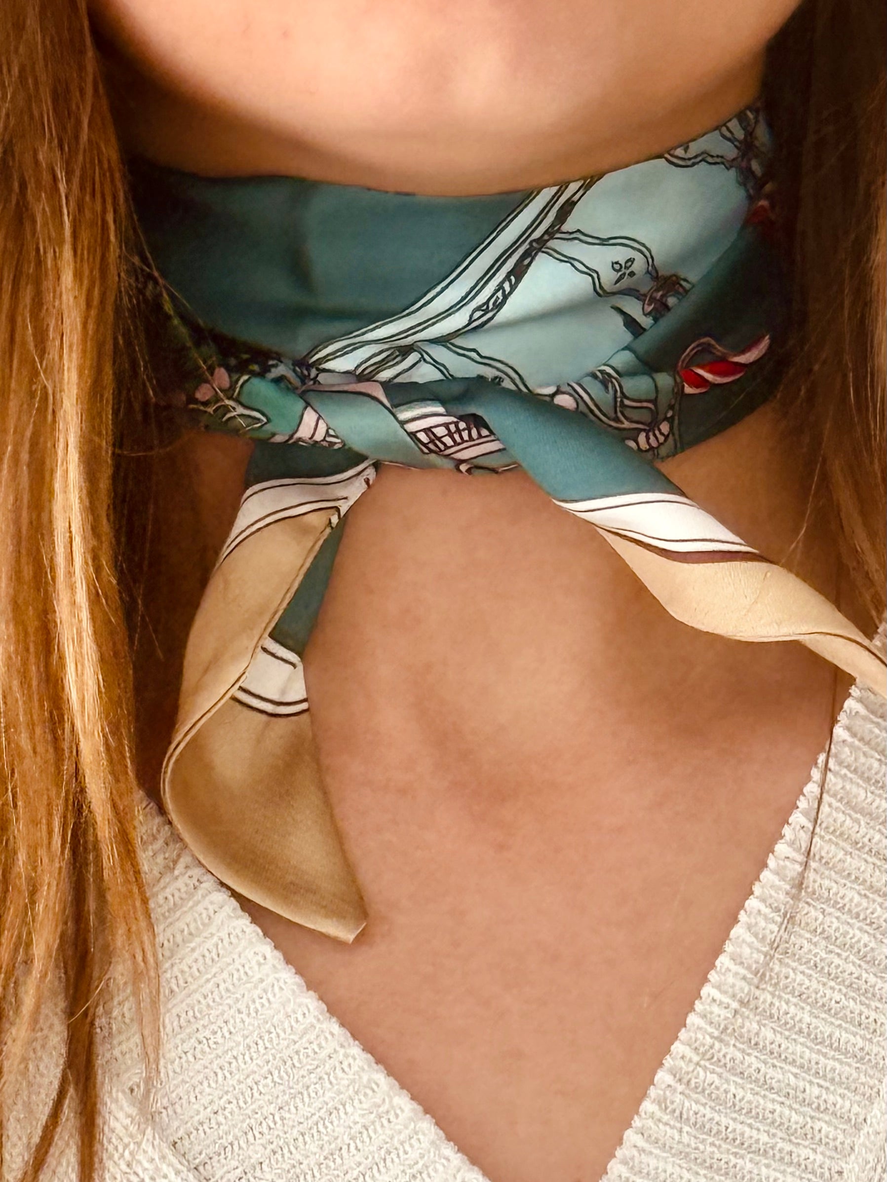 Foulard ruban - Vert