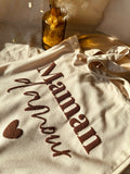 Tote bag velours - Maman d'amour