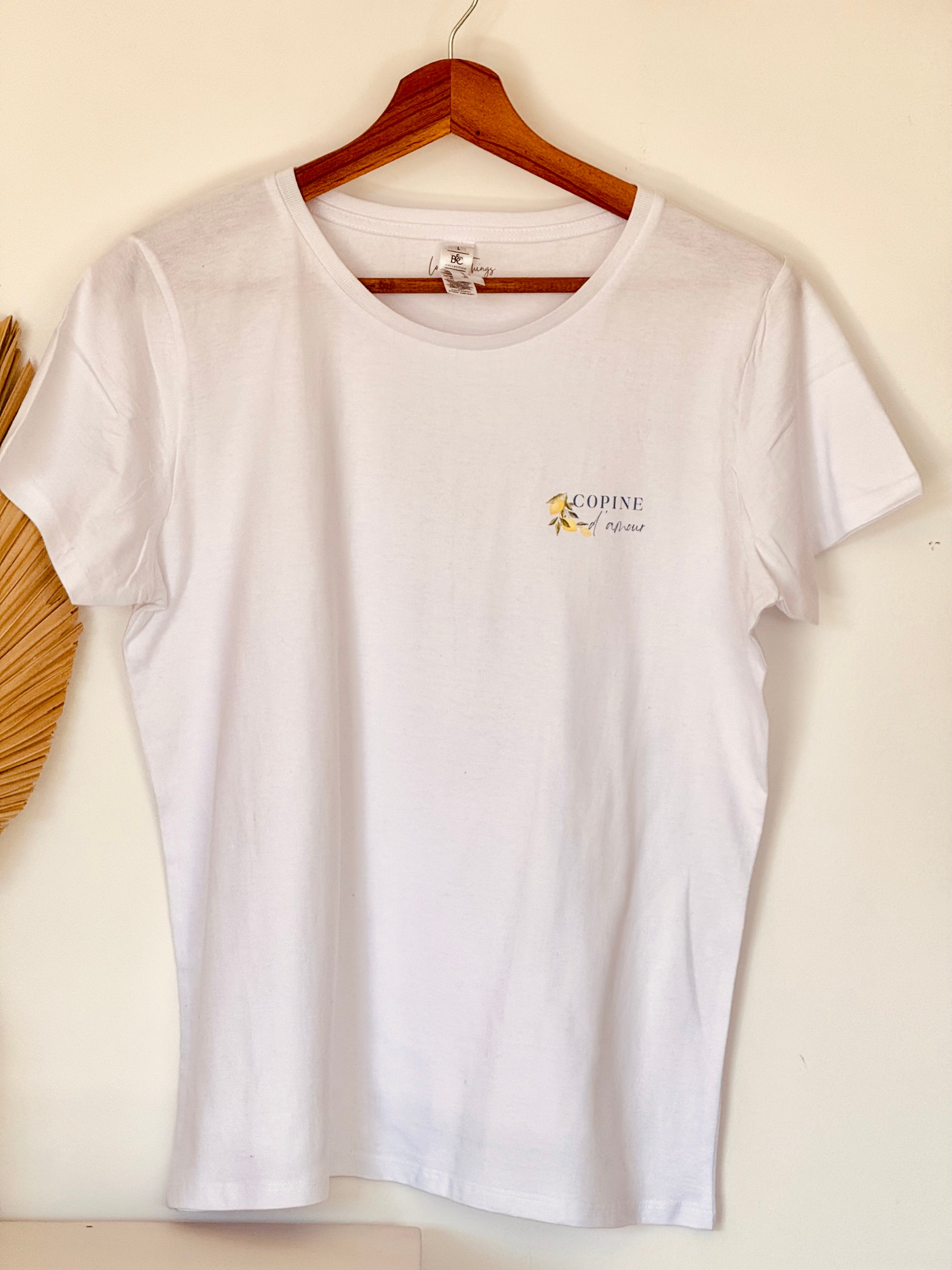 T-Shirt Copines - Citrons